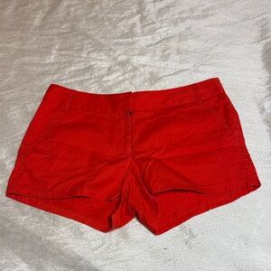 J.crew Red Women's Shorts size 8
